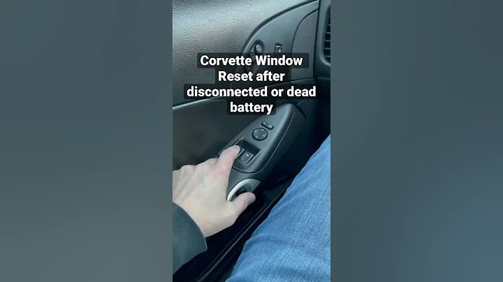 Resetting Corvette Windows After Dead Battery | Super Easy!