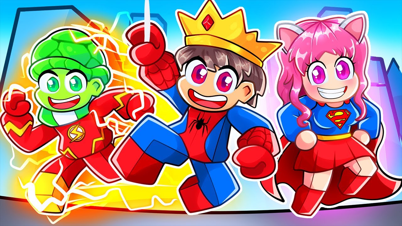 Roblox but We Became The STRONGEST SUPERHEROS!
