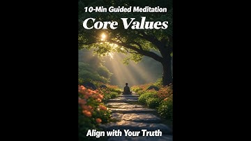 10 Minute Guided Meditation Discovering Your Core Values and Align with Your Truth