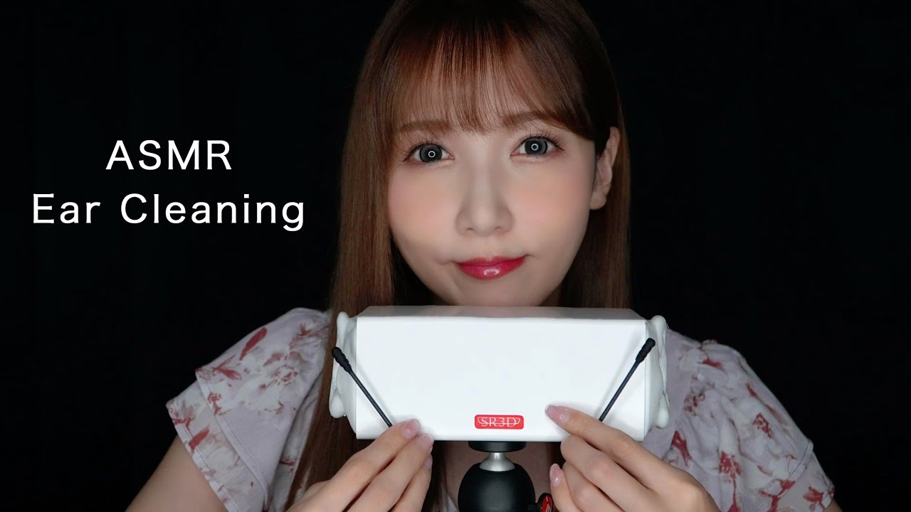 【ASMR】SR3Dで強めの綿棒耳かき♡【鼓膜なし】