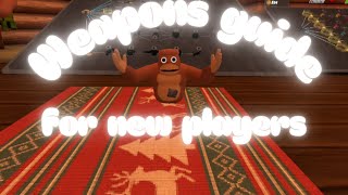 New Player Weapons Guide Fore Animal Rivals