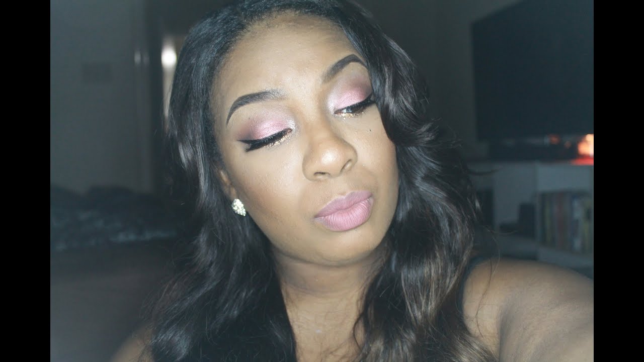 Rose Gold Makeup for Beginners - YouTube