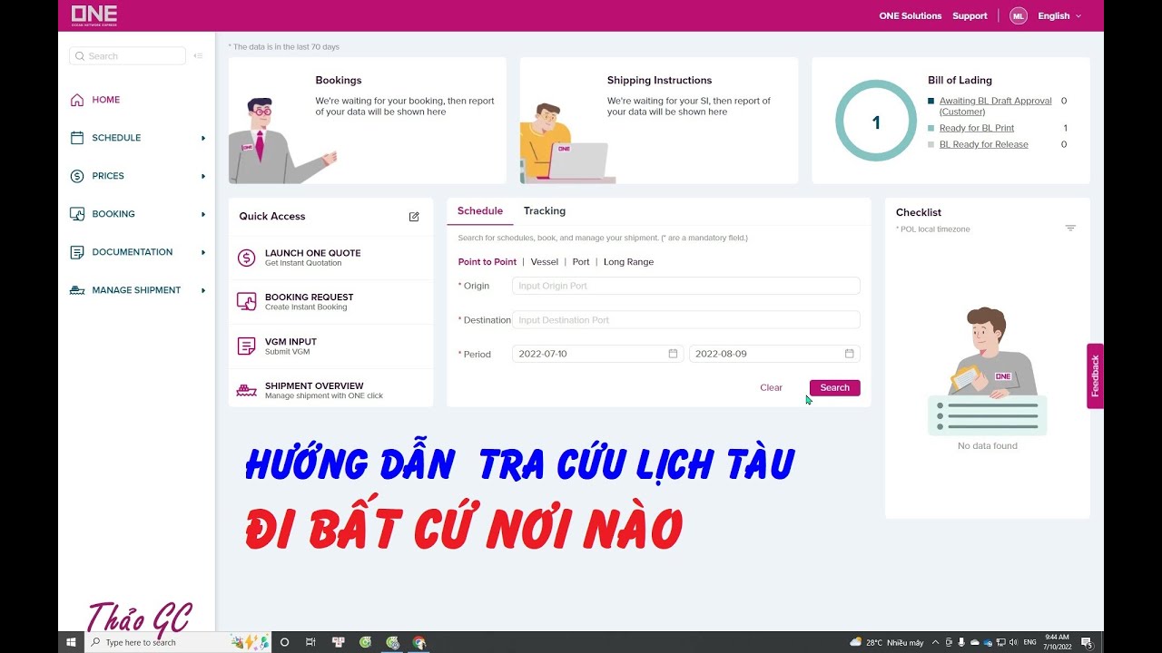 HƯỚNG DẪN TRA CỨU LỊCH TÀU ĐI BẤT CỨ NƠI NÀO - youtube