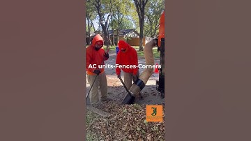 Bagless leaf cleanup — no bags, no mess. Comment “Leaf” for pricing 🍂🚛 #LeafCleanup #LawnCare