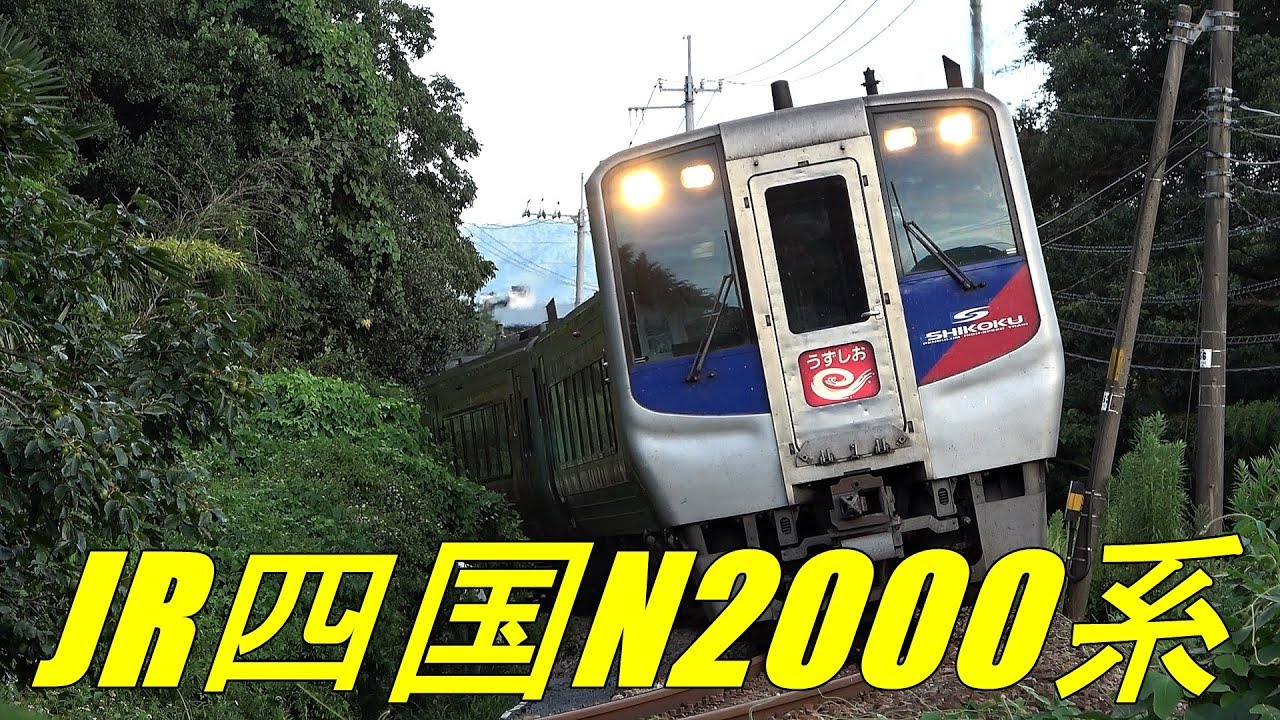 【JR四国】特急うずしお（N2000系）走行動画
