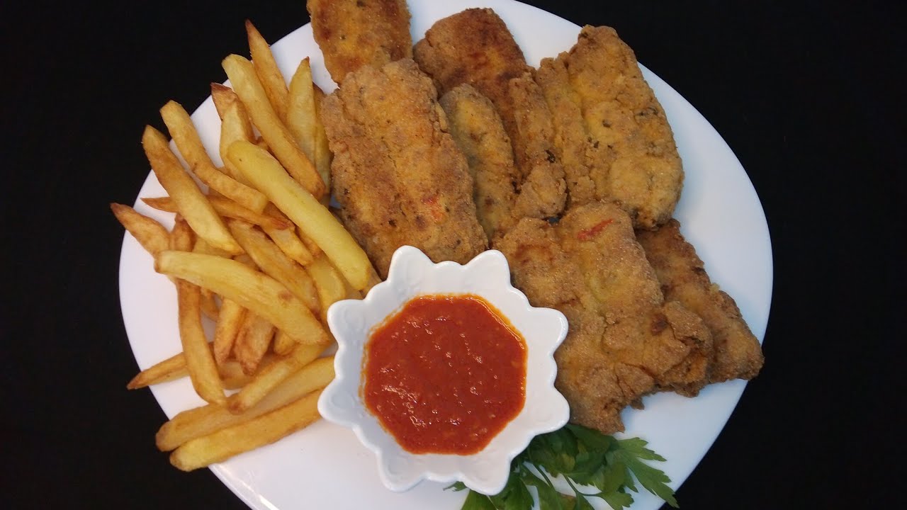 فيلي سمك الميرلا المقلي بتتبيلة لذيذة مثل المطاعم