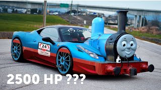 Creating a 2500 Hp Ferrari 458 Thomas The Tank Engine in 7 min