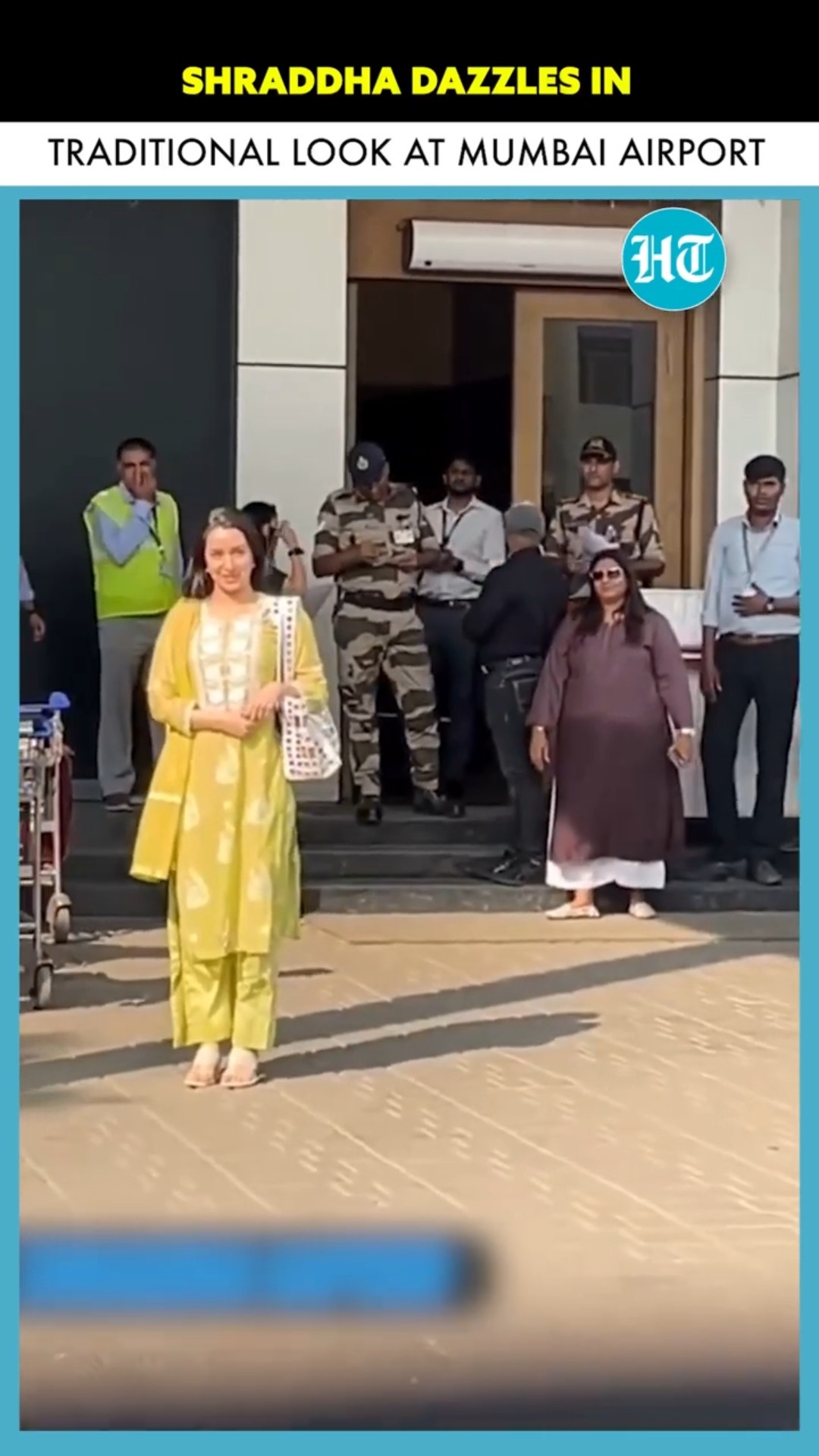 Bollywood Star Shraddha Kapoor Turns Heads in Traditional Attire at Mumbai Airport