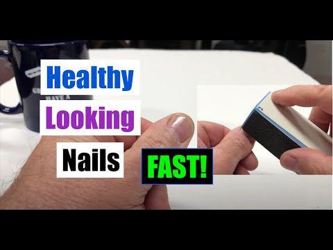 How To Buff and Shine Finger Nails 4K