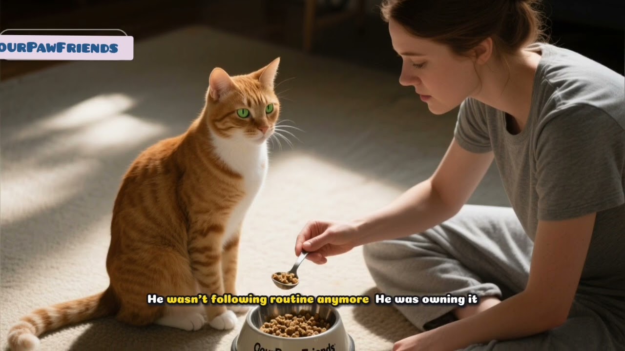 “The Day He Led the Way 🧡🐱✨”