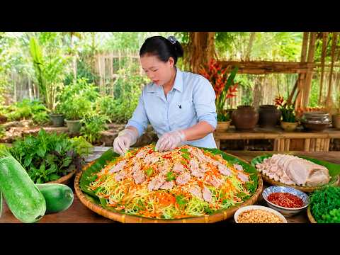 How to Make Refreshing Vietnamese Green Squash Salad and Flavor | Perfect Dish from Perfect Person