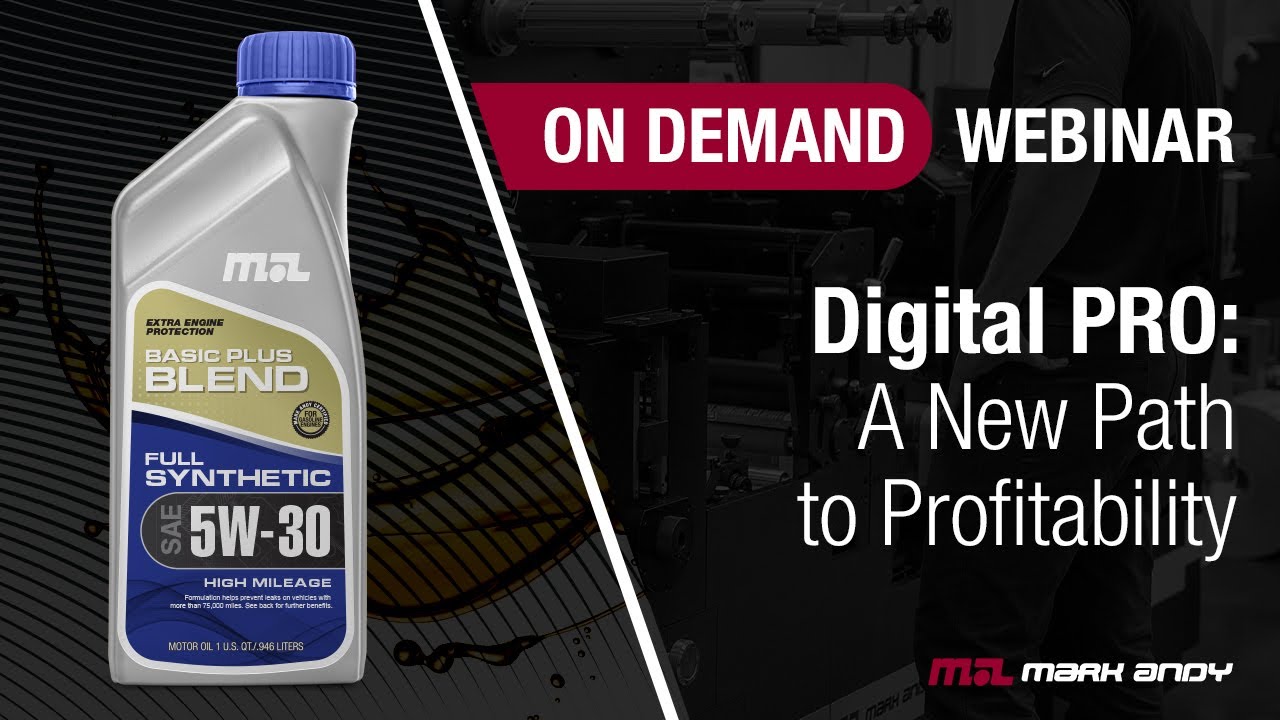 Mark Andy Webinar | Digital Pro: A New Path to Profitability