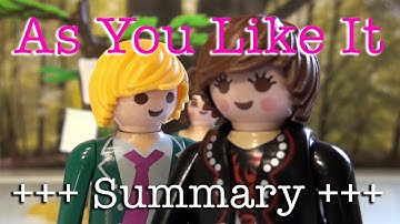 As You Like It to go (Shakespeare in 9 minutes)