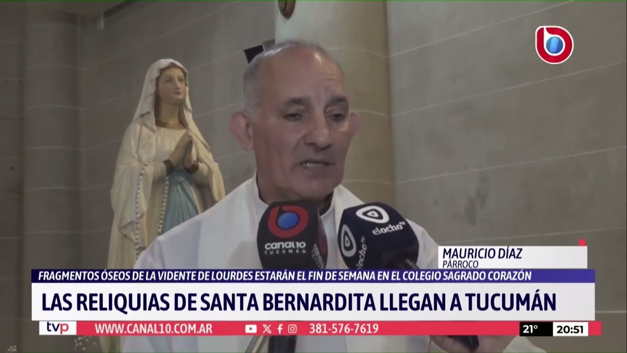Reliquias de Santa Bernardita llegan a Tucumán: cómo y dónde visitarlas