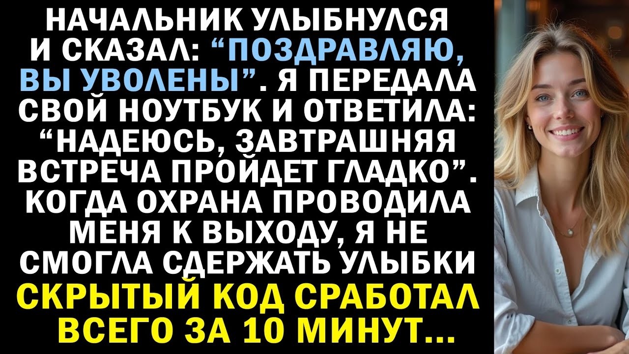 Мой Босс Уволил Меня — Он Понятия Не Имел, Что Я Оставила После Себя