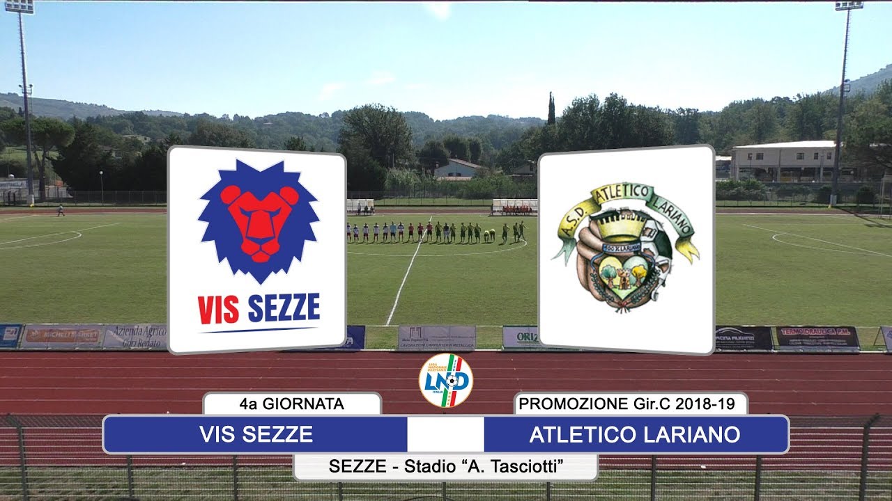 Calcio: Vis Sezze vs Atletico Lariano - highlights