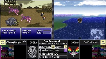 Speedrun Ragnarok 2020: Final Fantasy VI Worlds Collide by C1assybadger and BooTheRunner