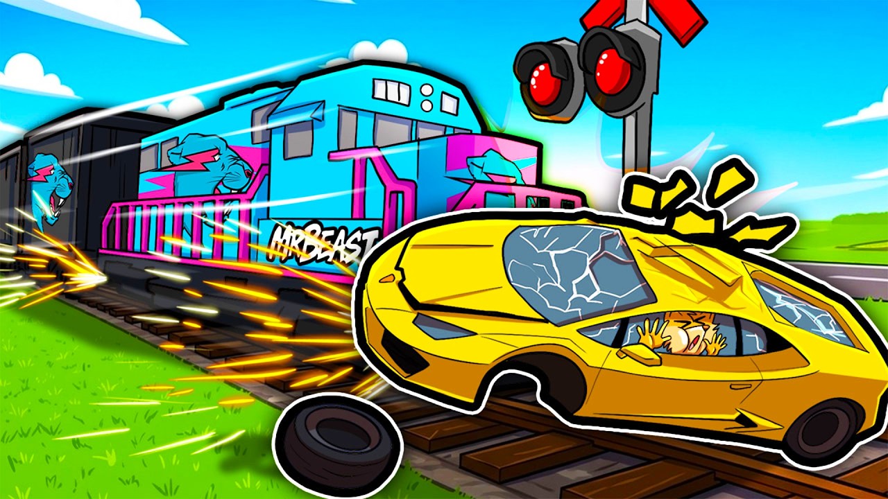 TRENO DI MRBEAST CONTRO MACCHINE ASSURDE! SFIDA ILLEGALE PER DIVENTARE RICCO! *MAPPA ESCLUSIVA*