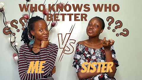 WHO KNOWS WHO BETTER?! FT LAURA  | WHERE DO I FACE...