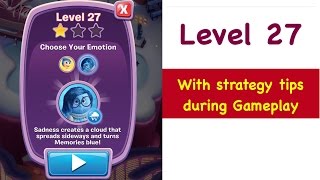 Inside Out Thought Bubbles Level 27 Tips and Strategy Walkthrough Gameplay