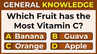 YOUR IQ IS ABOVE 160 IF YOU CAN GET 7 CORRECT | General Knowledge Quiz! #54