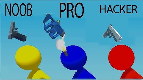 Noob vs Pro vs Hacker in Gun Sprint#GunSprintShowdown#NoobVsProVsHacker#GamingBattle#GamingClash