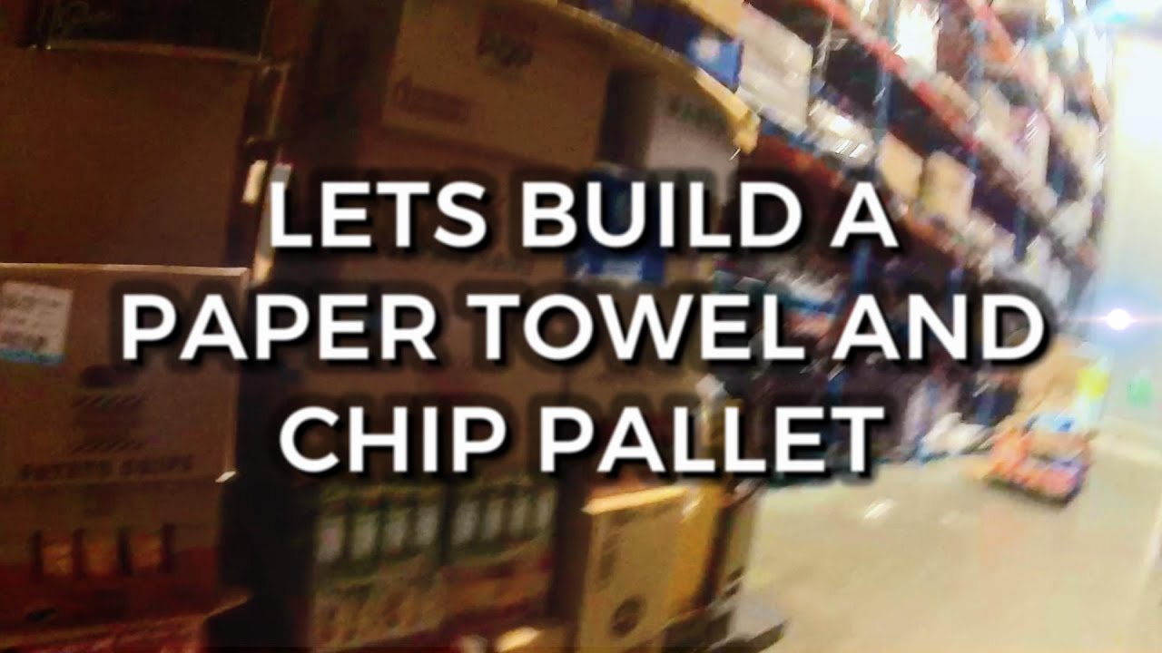 LET'S BUILD A PAPER TOWEL AND CHIP PALLET