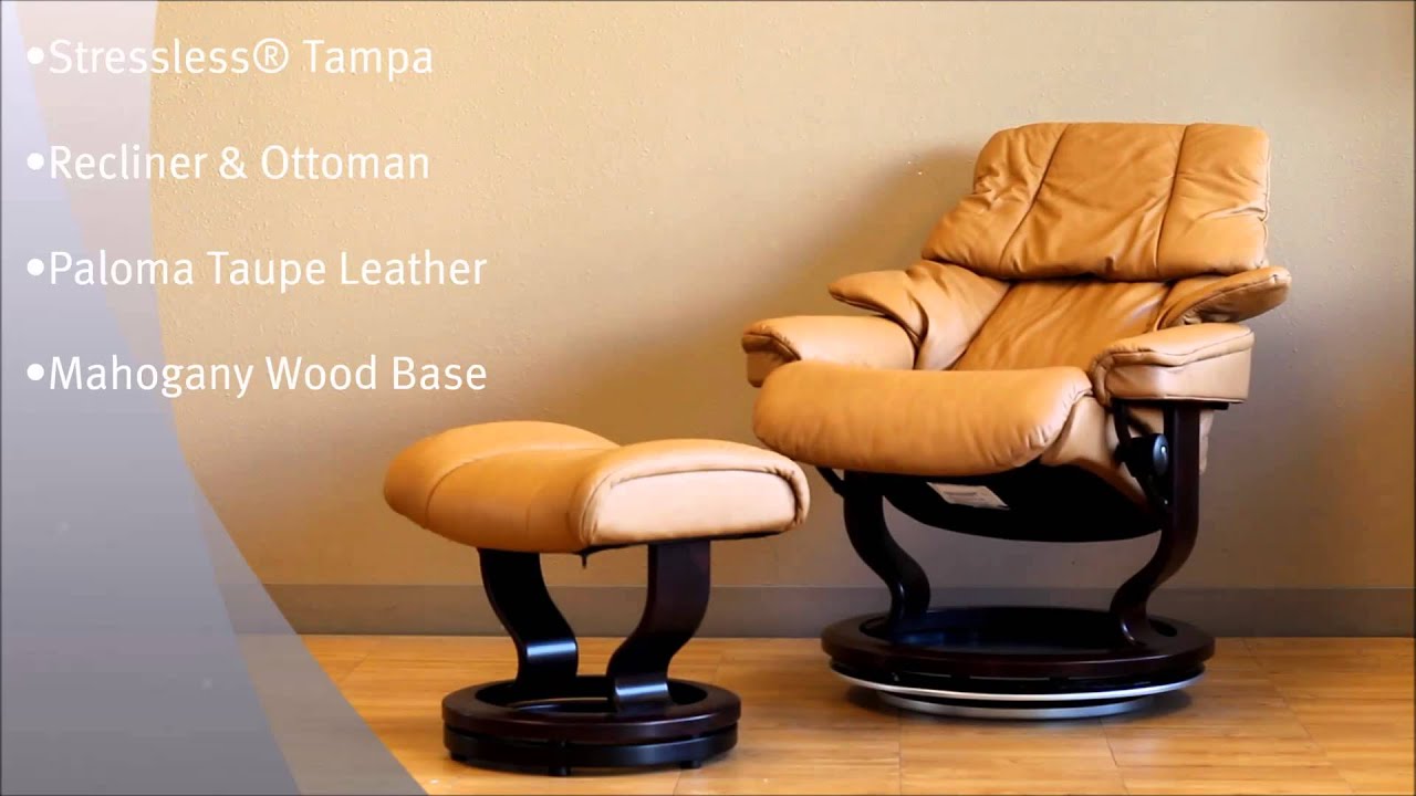 Stressless Tampa Small Recliner Chair Ergonomic Lounger and