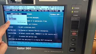 Software version of SAT C terminal How to find out? || Sailor 360 screenshot 3