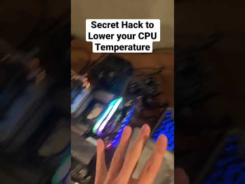 •Secret CPU Temperature Reduction Method•