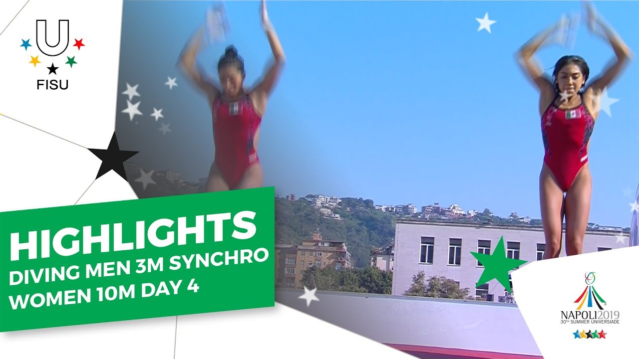 Highlights Day 4 I Diving Men 3M Synchro Women 10M 