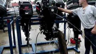 2008 MERCURY 40 HP JET DRIVE OUTBOARD