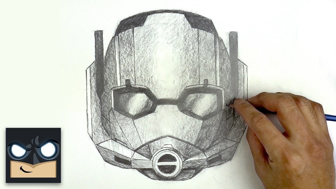 How To Draw Ant Man Face