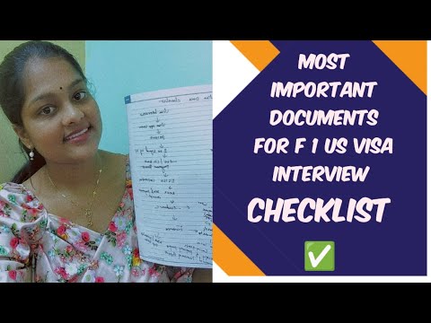 Documents for US visa interview | F1 Visa | MS in USA | Telugu vlogs # ...