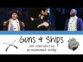118 guns  ships hamilton  color coded lyrics