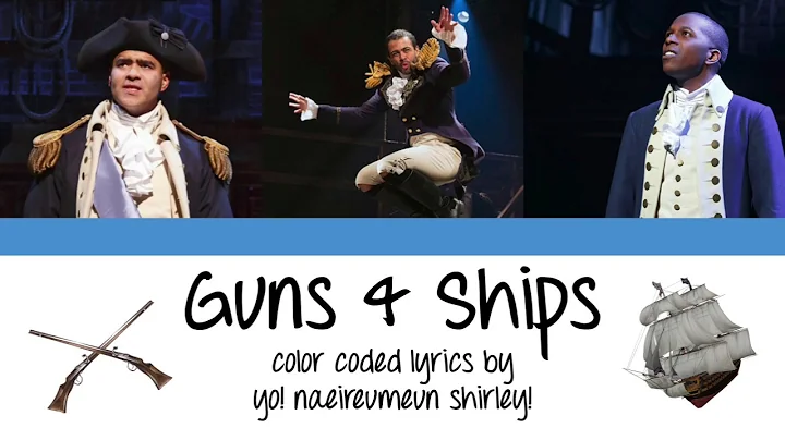 1-18. Guns & Ships (Hamilton) - Color Coded Lyrics