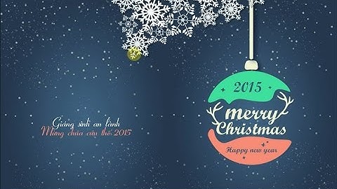 Học thiết kế Đồ họa - Ứng dụng Adobe Illustrator thiết kế thiệp Noel