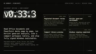 [AIPOCH] Open-Science v0.33.3 Update Note