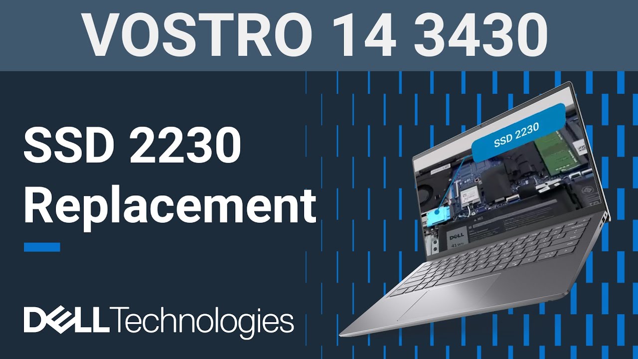 Vostro 14 3430 | How to replace the solid state drive ( SSD ) 2230