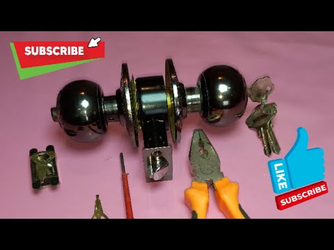 طريقة تركيب قفل الباب