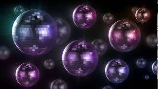 Disco ball motion graphics background loop | Free footage