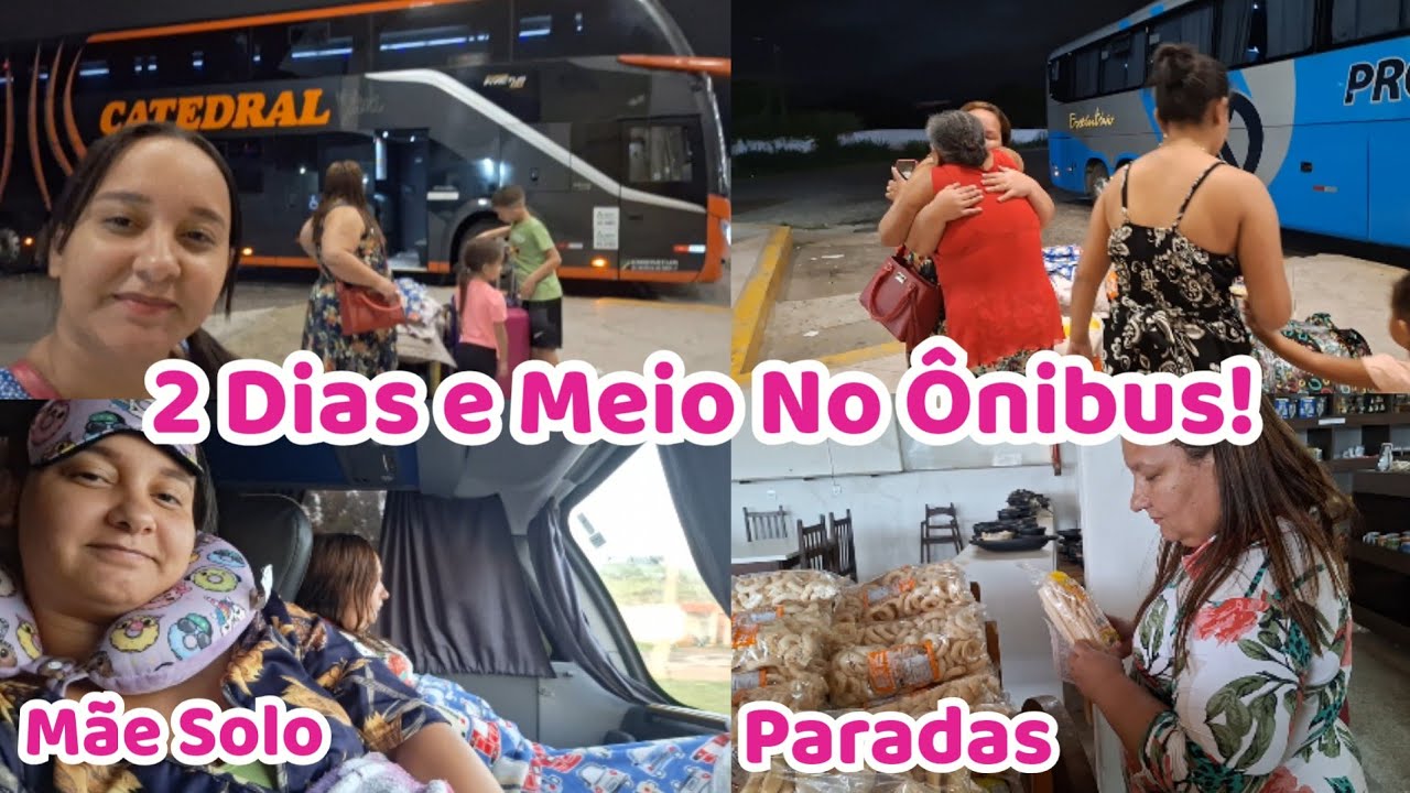 VIAGEM DE ÔNIBUS 🚌 DE SÃO PAULO PARA PERNAMBUCO COM 2 CRIANÇAS GRAVEI AS PARADAS CATEDRAL ♡ MÃE SOLO