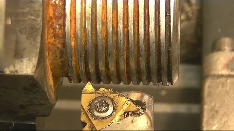 SNNC 116 P1 Picking up a thread  Steam fitting machining