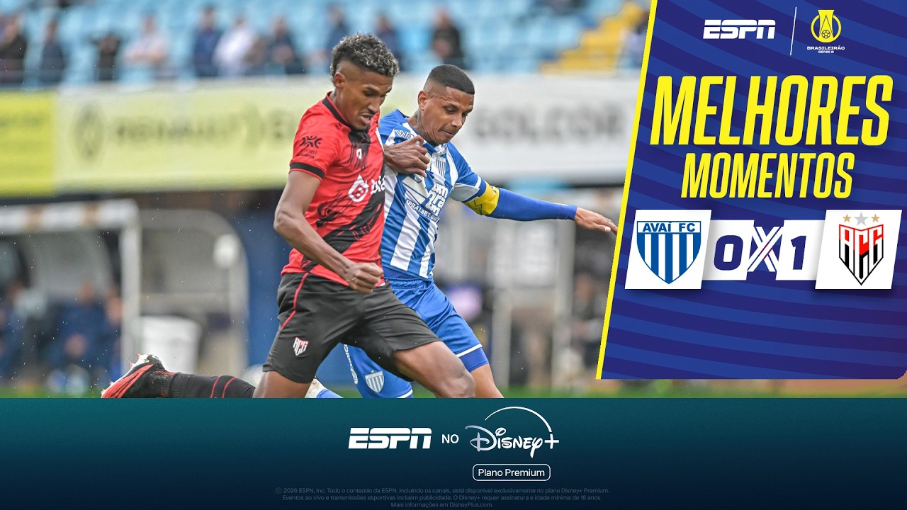 NO APAGAR DAS LUZES, ATLÉTICO-GO MARCA E VENCE AVAÍ PELA SÉRIE B | MELHORES MOMENTOS