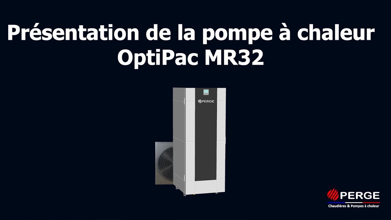 Pompe à chaleur air-eau OptiPac MR32 - 10kW Monophasé - PERGE