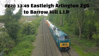 D1015 Western Champion OZ20 Eastleigh to Barrow Hill
