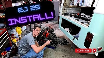 EJ25 Engine Install to our 1974 VW Transporter Bus!