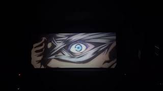 Gojo Satoru Shows His Eyes Jujutsu Kaisen 0 Audience Reaction