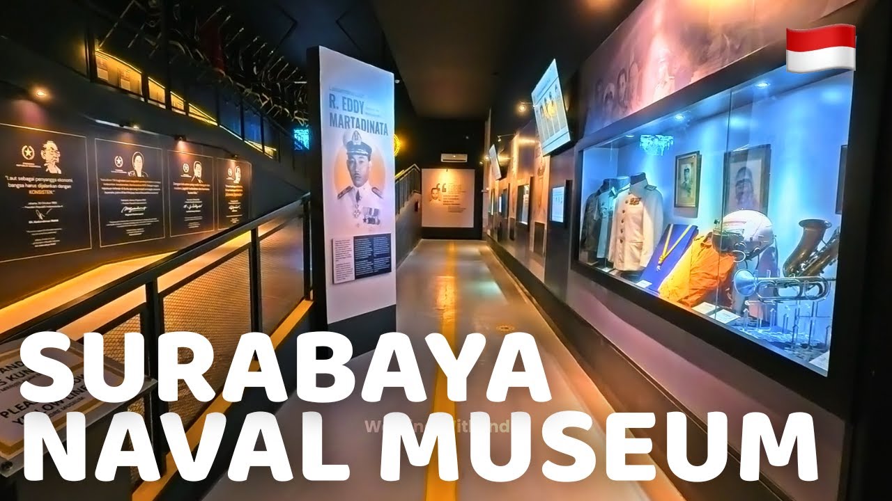 Surabaya’s HISTORICAL Navy Museum Walk | 4K City Tour