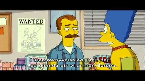 simpsons movie - draw scene